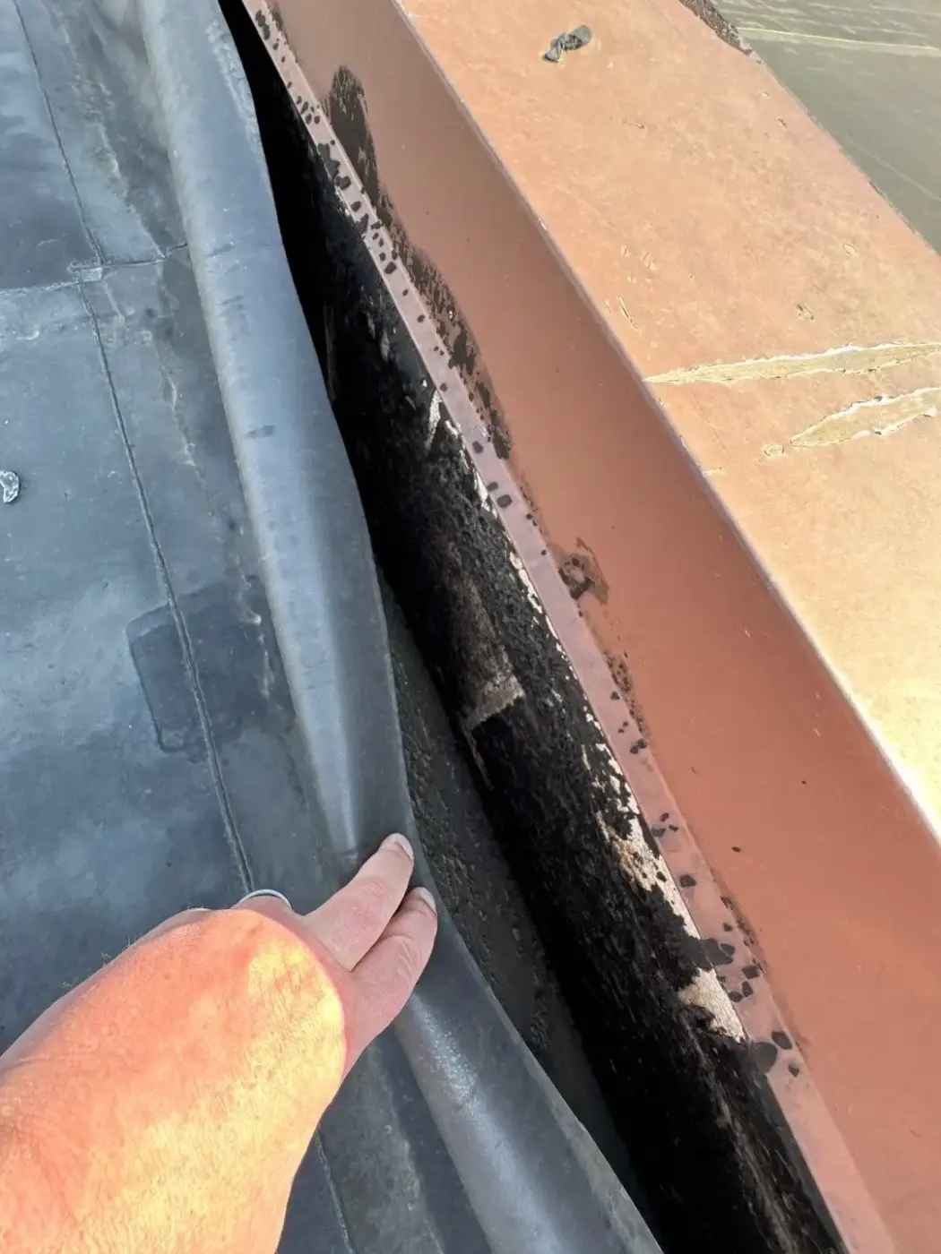 Flashing and seam work in Elwood