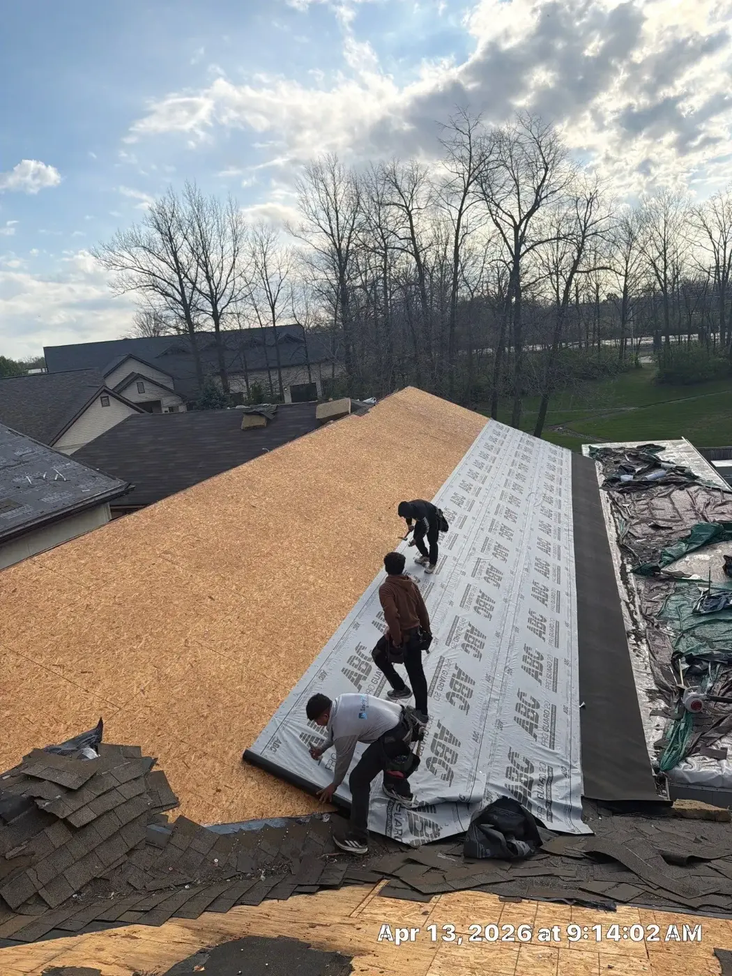 Commercial roofing by Elwood Commercial Roofing near Pendleton, IN